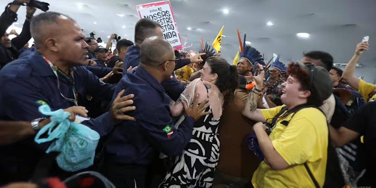 कोप ३० मा प्रदर्शनकारी र सुरक्षाकर्मीबीच झडप